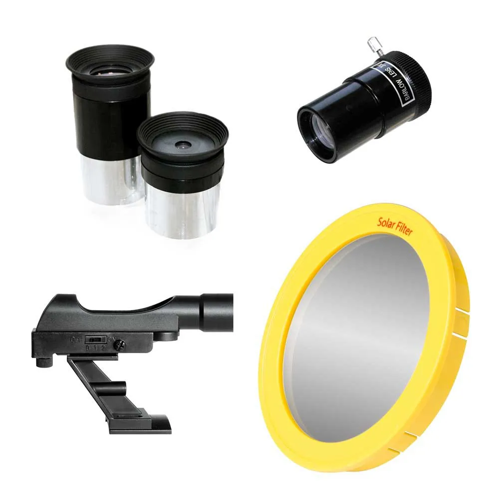 Bresser Pluto 114/500 Eq Teleskop, Black, One Size Bresser Pluto 114/500 Eq Teleskop, Black, One Size