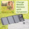 Bresser Solar Usb Dc Output Mobile 21w Lader, Black / grey, One Size