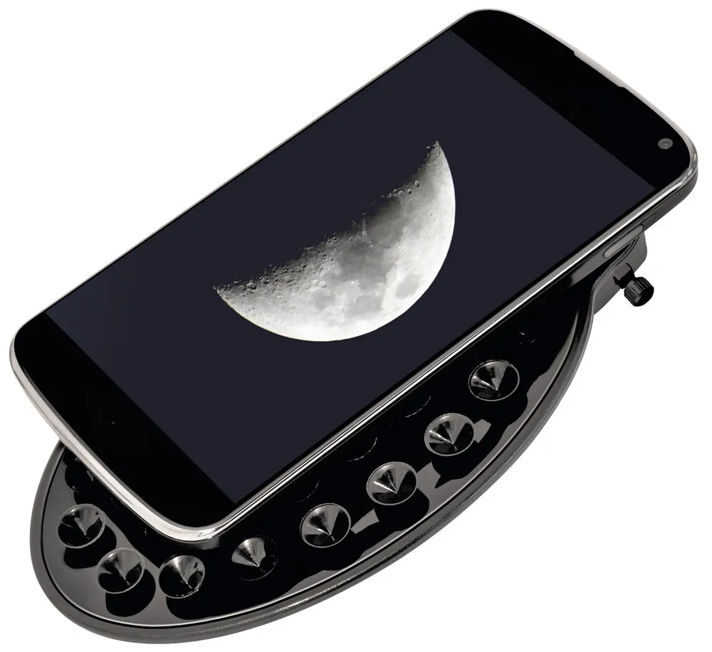 Bresser Spica 130/650 Eq3 Smarttelefonholder Til Teleskop, Black, One Size