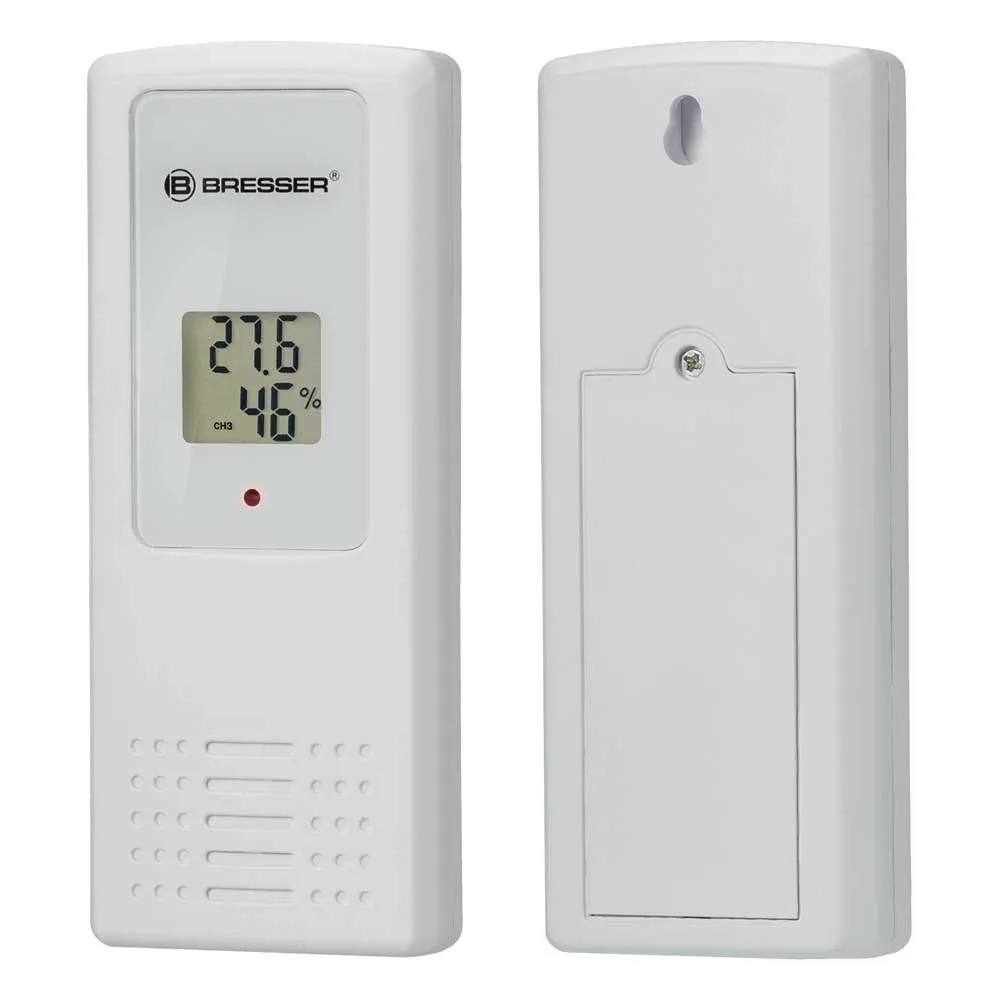 Bresser Temeo Higro Quadro 4 Termometer Og Hygrometer, White, One Size Bresser Temeo Higro Quadro 4 Termometer Og Hygrometer, White, One Size