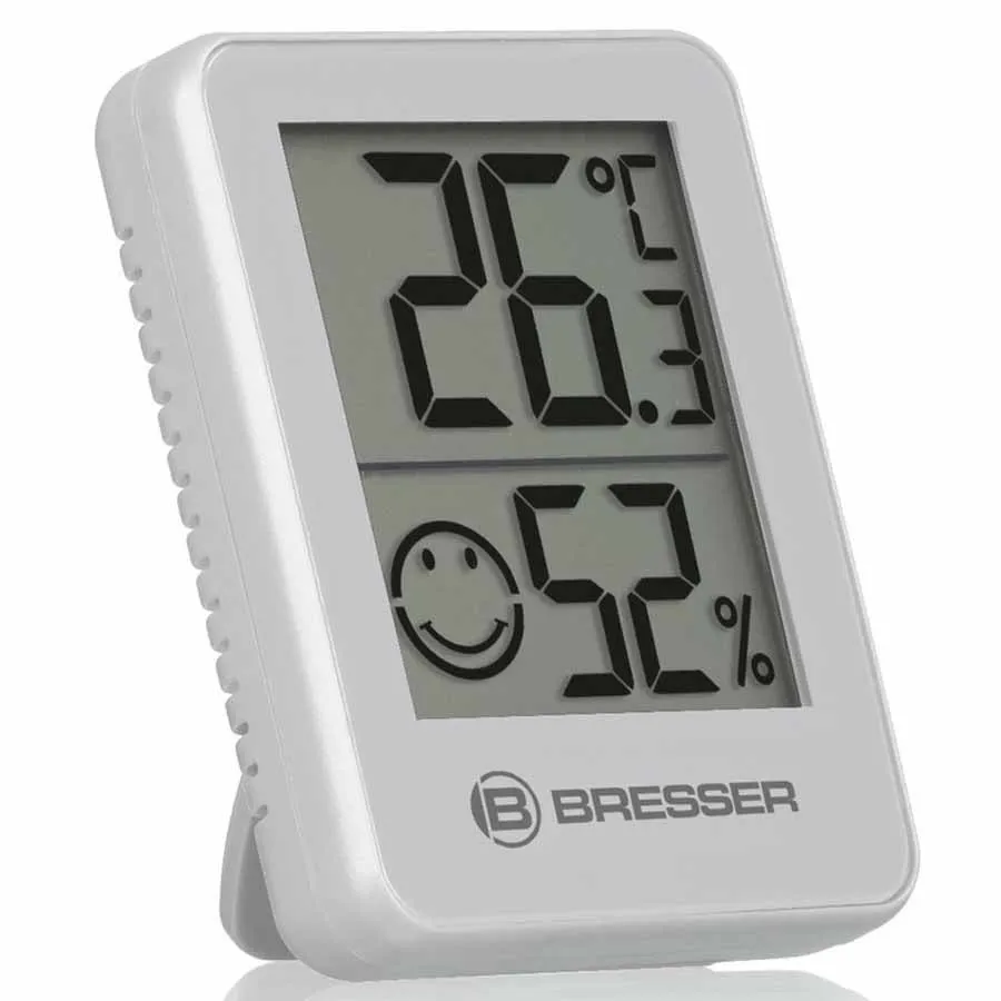 Bresser Temeo Termometer Og Hygrometer 3 Enheter, White, One Size