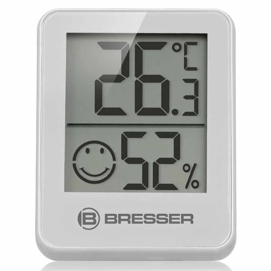 Bresser Temeo Termometer Og Hygrometer 3 Enheter, White, One Size