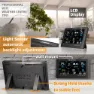Bresser Wifi Clearview 7-in-1 Sensor Værstasjon, Black / white, One Size, EU Plug 220V