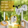 Bresser Wifi Clearview 7-in-1 Sensor Værstasjon, Black / white, One Size, EU Plug 220V