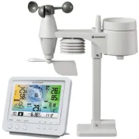 Bresser Wifi Color Weather Center 5in1 Profi Sensor Værstasjon