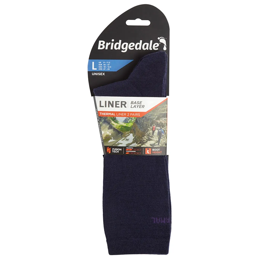 Bridgedale Liner Thermal Sokker 2 Par