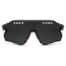 Briko Daintree Polariserte Solbriller, Black red, CAT3