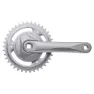 Brn Aluminium Kranksett, Silver, 170mm, 38t
