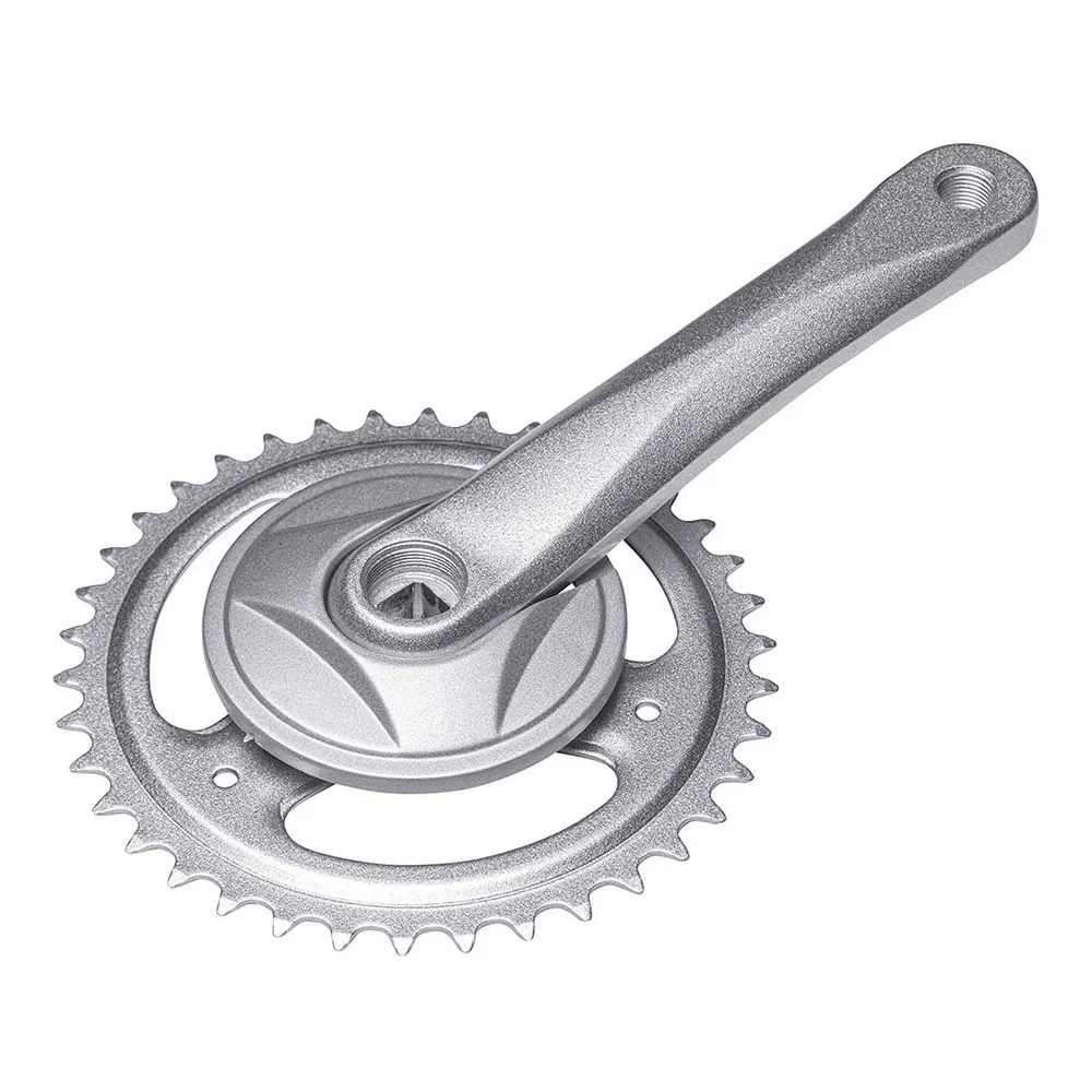 Brn Aluminium Kranksett, Silver, 170mm, 38t Brn Aluminium Kranksett, Silver, 170mm, 38t