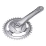 Brn Aluminium Kranksett, Silver, 170mm, 38t