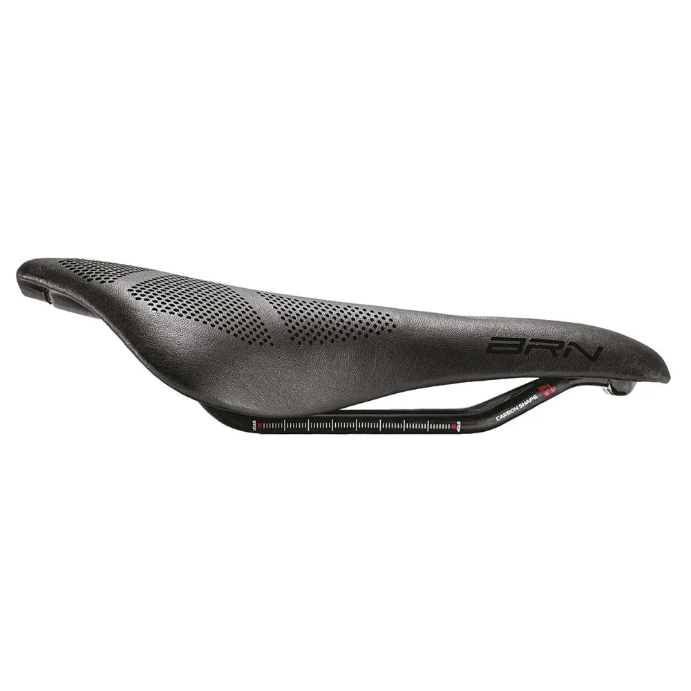 Brn Carbon Shape Short Max Sykkelsete, Black, 150mm