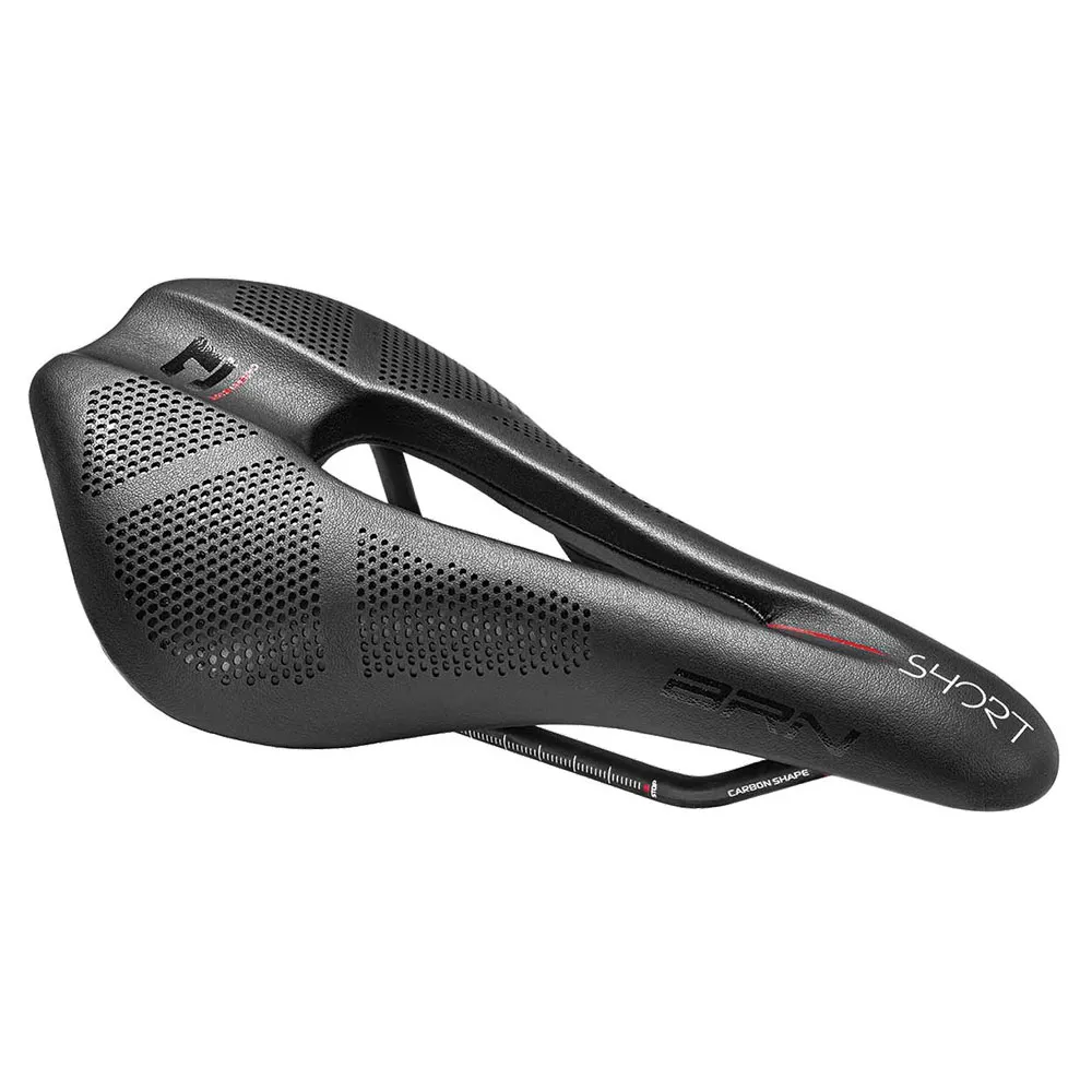 Brn Carbon Shape Short Sykkelsete, Black, 130mm Brn Carbon Shape Short Sykkelsete, Black, 130mm
