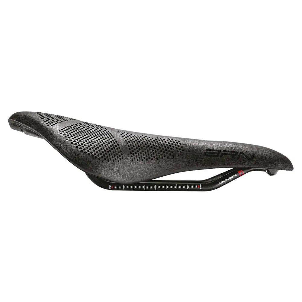 Brn Carbon Shape Short Sykkelsete, Black, 130mm Brn Carbon Shape Short Sykkelsete, Black, 130mm
