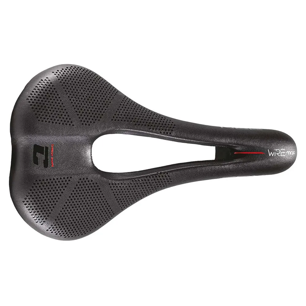 Brn Carbon Shape Wire Max Sykkelsete, Black, 145mm