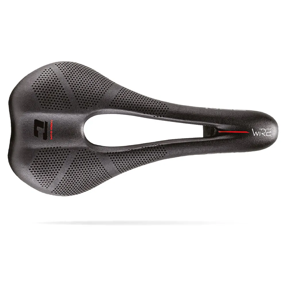 Brn Carbon Shape Wire Sykkelsete, Black, 130mm