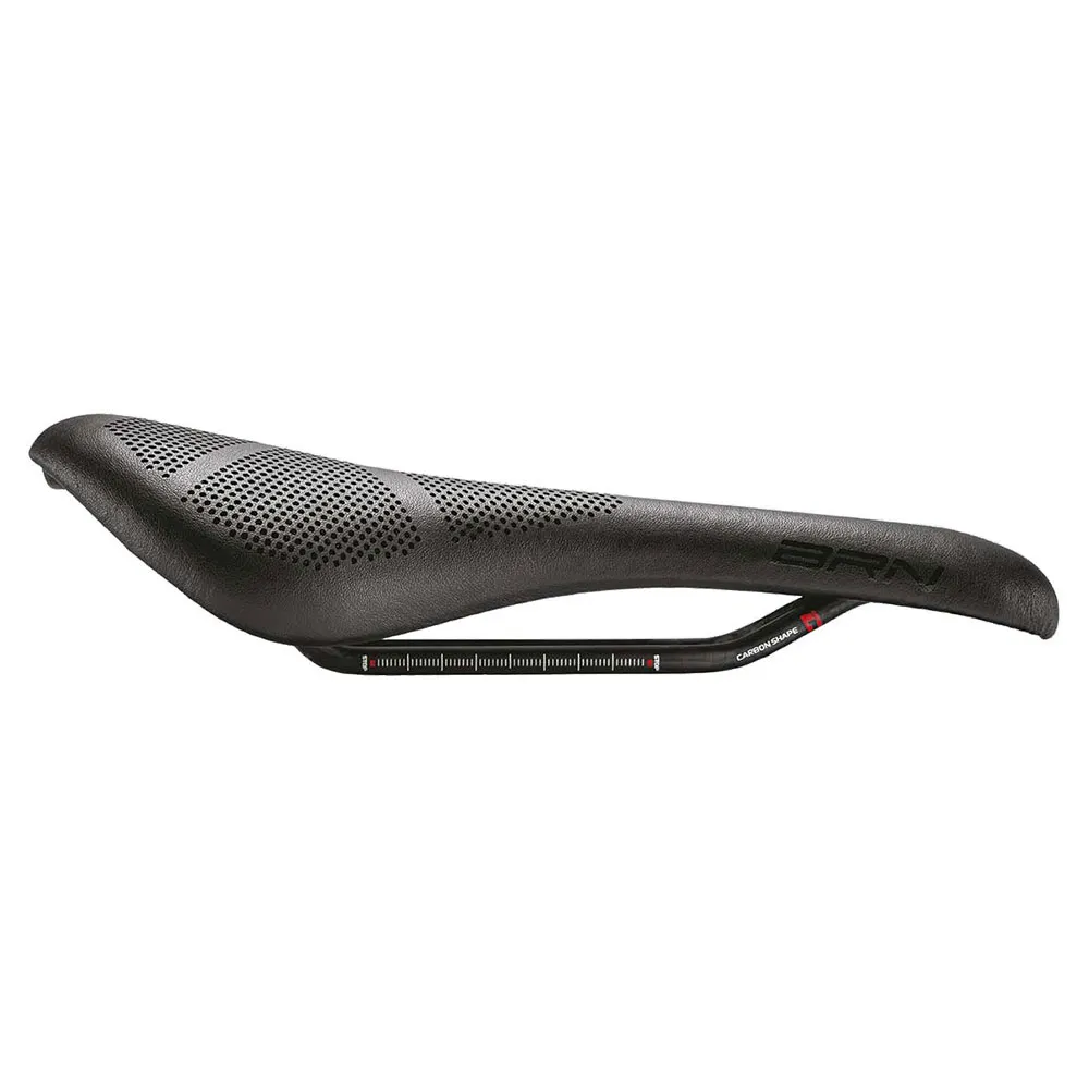 Brn Carbon Shape Wire Sykkelsete, Black, 130mm