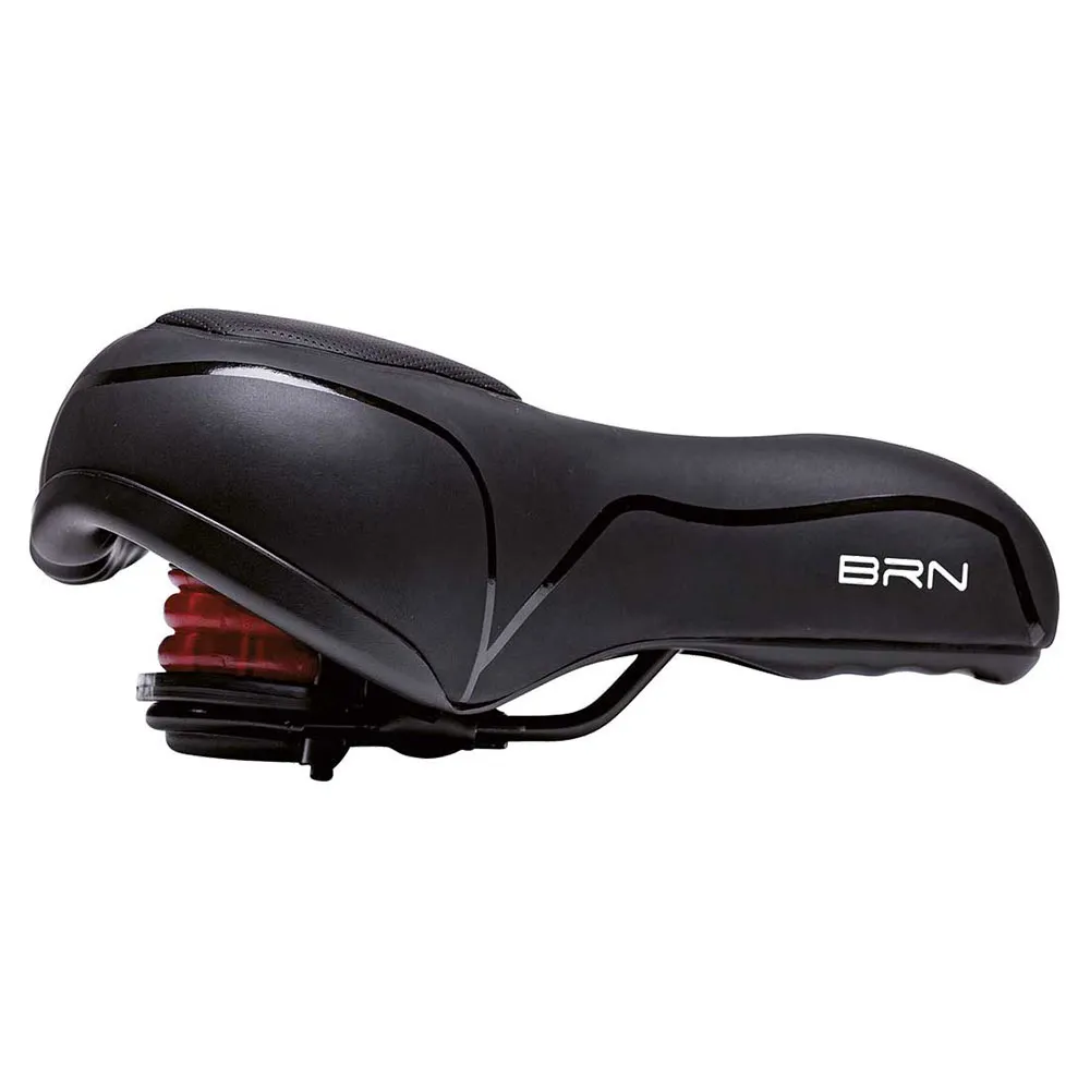 Brn Comfort Zone Relax Sykkelsete, Black, 225mm