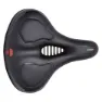 Brn Comfort Zone Relax Sykkelsete, Black, 225mm