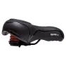Brn Comfort Zone Relax Sykkelsete, Black, 225mm