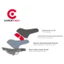 Brn Comfort Zone Relax Sykkelsete, Black, 225mm