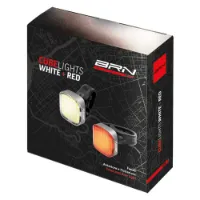 Brn Cube Sykkellyktesett