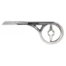 Brn Delta 42/44 Frontbeskytter, Silver, One Size