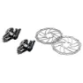 Brn Disc 160 Mm Bremser, Black / silver, One Size