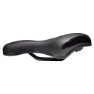 Brn Dynamic City Memory Sykkelsete, Black / light blue, 185mm