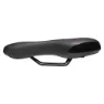 Brn Dynamic Sport Gel Sykkelsete, Black / orange, 155mm