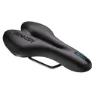 Brn Dynamic Sport Memory Sykkelsete, Black / light blue, 155mm