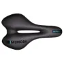 Brn Dynamic Sport Memory Sykkelsete, Black / light blue, 155mm