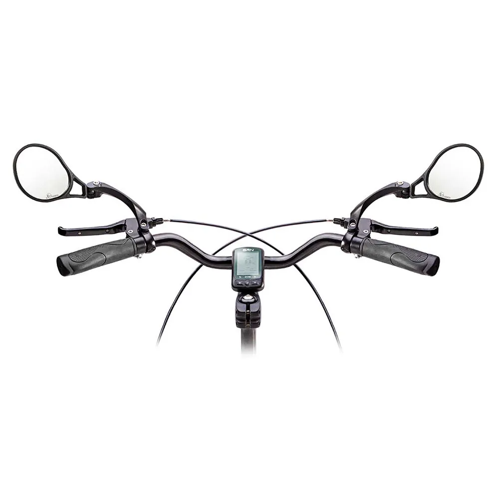 Brn E-bike Venstre Speil, Black, One Size