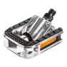 Brn Foldable Sykkelpedaler, Silver, One Size