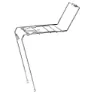 Brn Galletto Bagasjebrett Foran, Silver, One Size