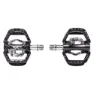 Brn Gravel Dual Function Sykkelpedaler, Black / silver, One Size