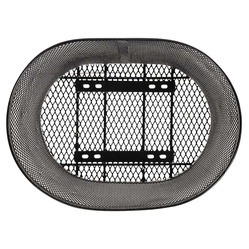 Brn Intreccio Oval Frontkurv, Black, One Size