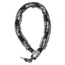Brn Jumbo Kjedelås, Black / reflective, 10 x 1000mm