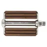 Brn Legno Sykkelpedaler, Silver / brown, One Size