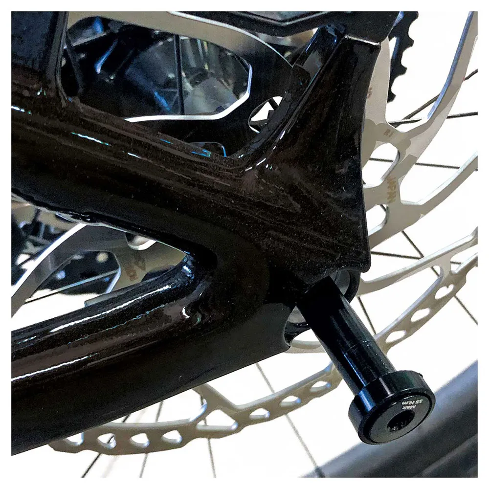 Brn M12xp1.5b170-t18 Gjennomgående Aksel, Black, 142mm Brn M12xp1.5b170-t18 Gjennomgående Aksel, Black, 142mm