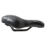 Brn Memory Foam Donna Sykkelsete, Black, 195mm