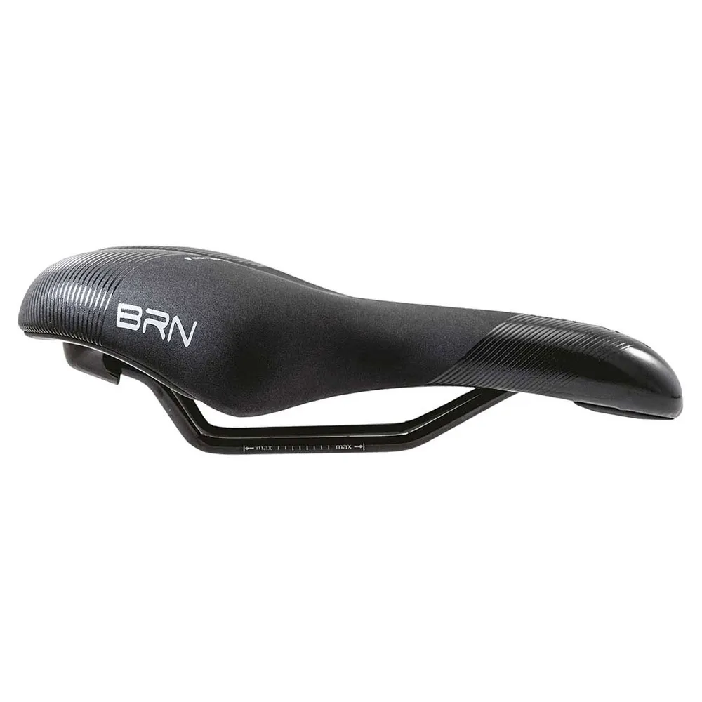 Brn Memory Foam Sykkelsete, Black, 175mm Brn Memory Foam Sykkelsete, Black, 175mm