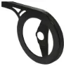 Brn Montebello 42/46 Frontbeskytter, Black, One Size