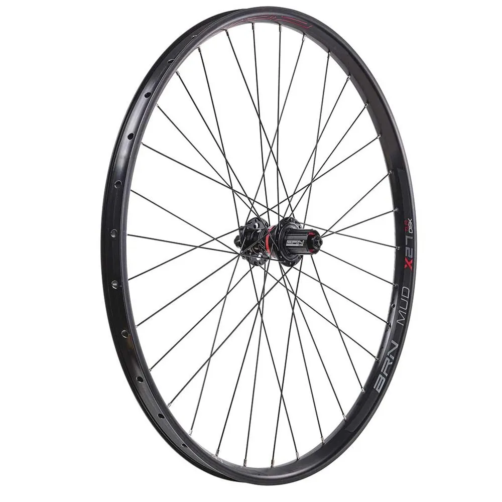Brn Mud X30 29´´ 12s Tubeless Mtb-hjulsett, Black, 12 x 100/12 x 135/142mm, Shimano/Sram HG