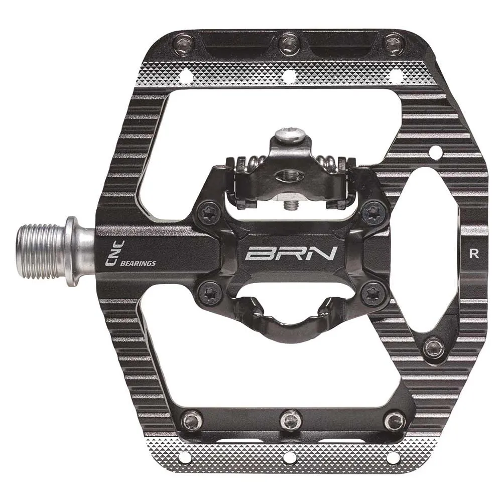 Brn Pacer Sykkelpedaler, Black, One Size