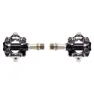 Brn Pro Cr-mo Sykkelpedaler, Black / silver, One Size