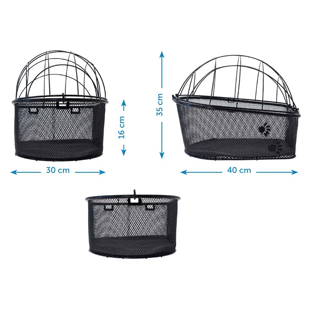Brn Puppy Kurv, Black, One Size