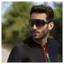 Brn Rx Wide Solbriller, Black, Black Mirror/CAT3