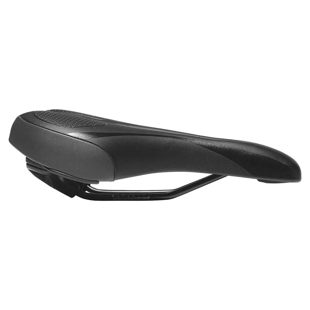 Brn Soft Gel Relax Sykkelsete, Black / black, 175mm Brn Soft Gel Relax Sykkelsete, Black / black, 175mm