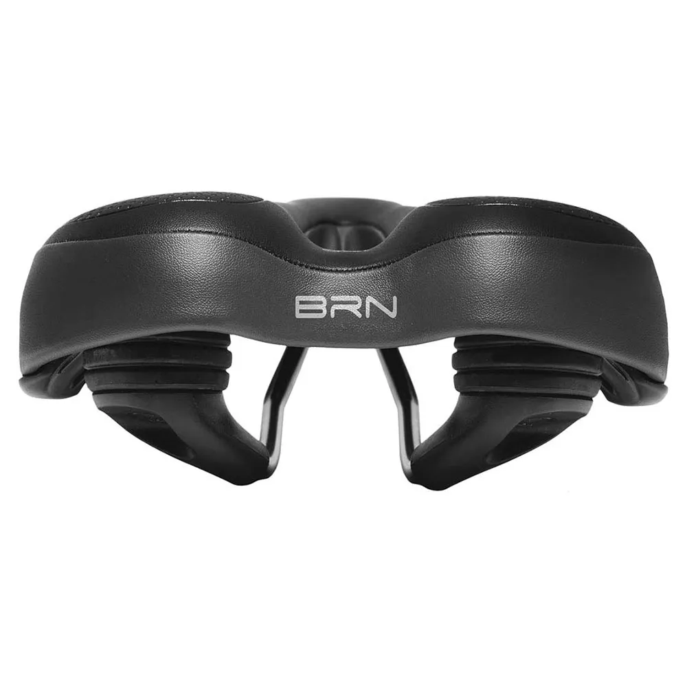Brn Soft Gel Relax Sykkelsete, Black / black, 175mm Brn Soft Gel Relax Sykkelsete, Black / black, 175mm