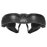 Brn Soft Gel Relax Sykkelsete, Black / black, 175mm
